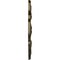 Ekena Millwork Peralta Ceiling Medallion (Fits Canopies up to 4 5/8"), 17 3/4"OD x 3 1/8"ID x 1"P, Green Gold CM17PEGGS - alternate 4